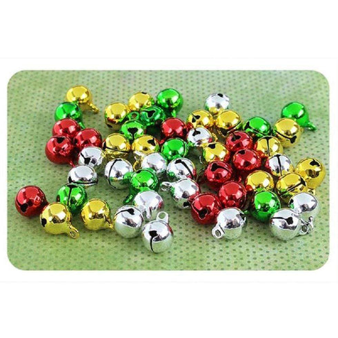 AussieSuperStore Art & Craft Essentials Assorted Colours Foley Bells 10mm (in 2 colours) Foley Bells 10mm (in 2 colours) | Craft Bells | Craft Sleigh Bells 042712-ASSORTED 042712